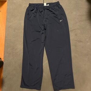 Nike Dri Fit‎ Baggy Skater Wide Leg Navy Trackpants XL